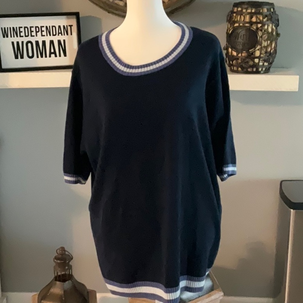 NWT Lady Hagen Short Sleeve Sweater